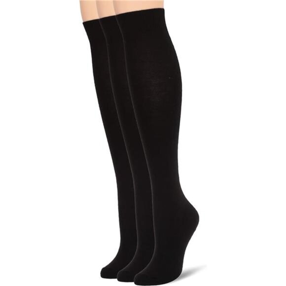 Women's Flat Knit Knee High Sock - Picture 1 of 4